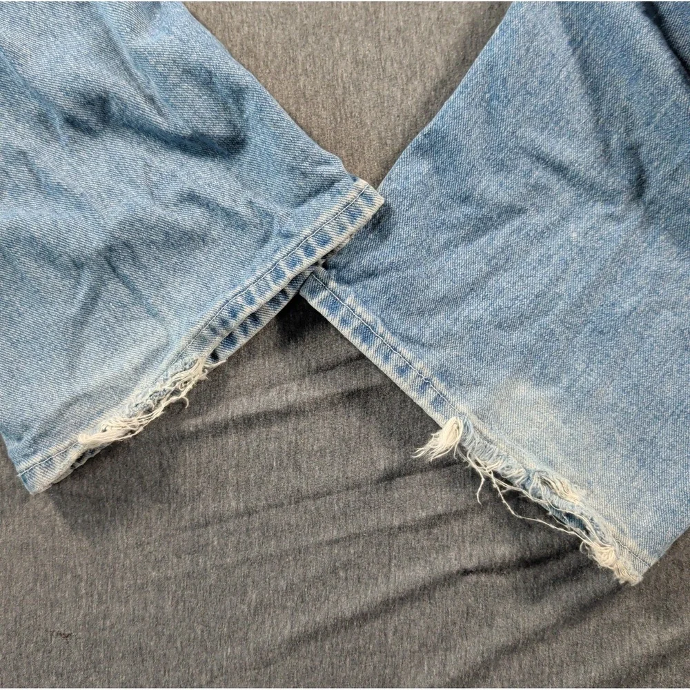Vtg Y2K NAUTICA Jeans Mens 33x34 Denim Carpenter Baggy Loose Skater Utility USA